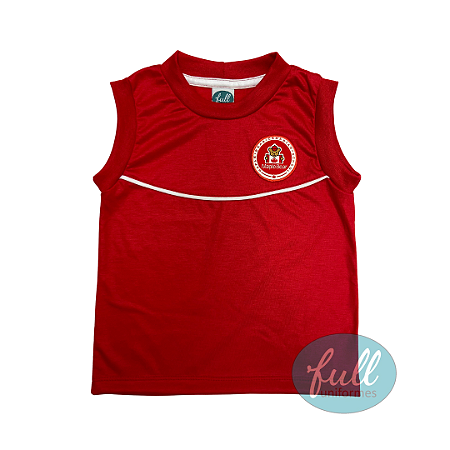 Regata Masculina Vermelha Infantil Maple Bear
