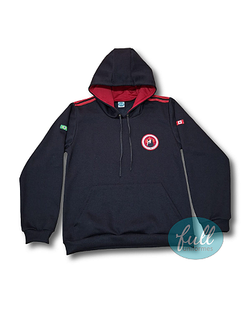 Blusão Moletom Fechado Preto High School Maple Bear