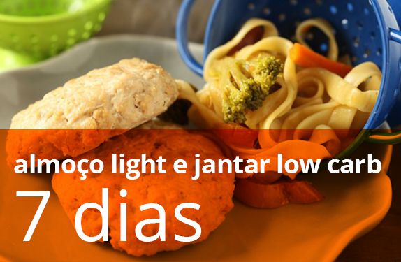 Kit 7 Dias Almoço light e Jantar LOW CARB