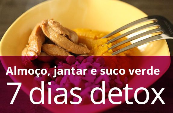 Kit 7 Dias Detox (almoço, jantar e suco verde)