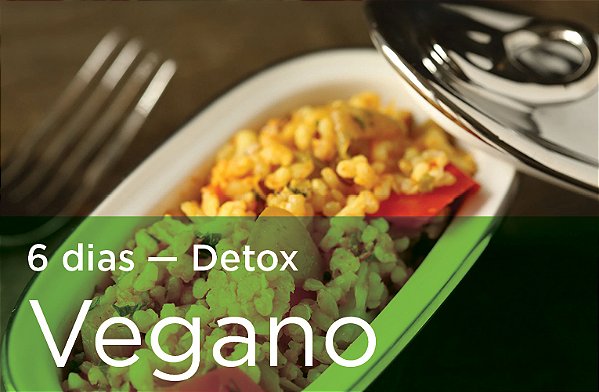 Kit 6 Dias Detox Vegano - todas as refeições