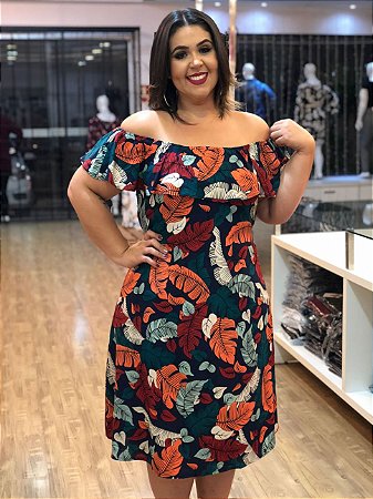 vestido plus size longuete
