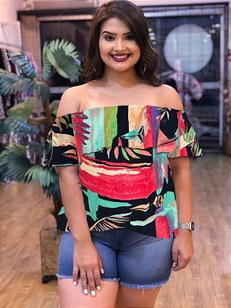 blusas estilo tropical