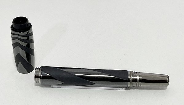 CORPO E TAMPA PARA STARWALKER CERAMICS BLACK CANETA ROLLERBALL OU TINTEIRO MONTBLANC