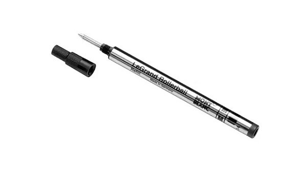CARGA ( REFIL) CANETA MONTBLANC ROLLERBALL LEGRAND MYSTERY BLACK ( MEDIUM )