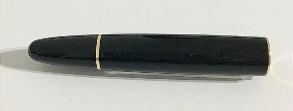 CORPO DA CANETA 166 LEGRAND MARCA TEXTO PRETA E DOURADA MONTBLANC