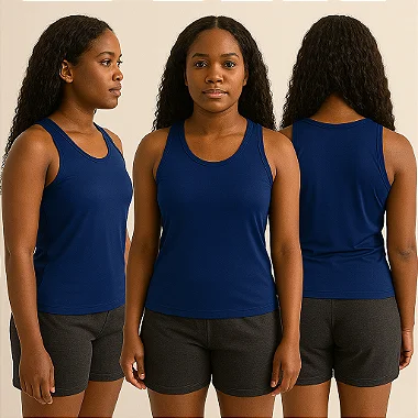 Regata Feminina Sport Dry Azul Marinho