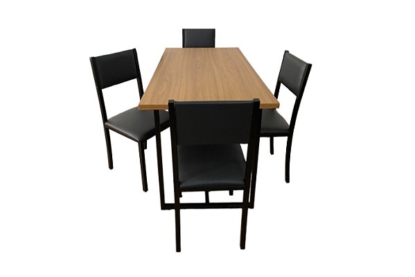 MESA MC.5220 ESMERALDA PTO 120X75 BP FREIJO+4 CAD 681 PTO (PE)