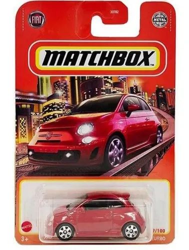 Matchbox Fiat 500 Turbo 2019 Mattel