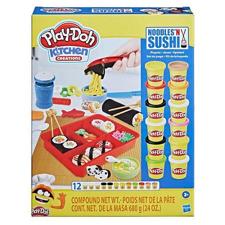 Massinha Play Doh Creations Noodles'n Sushi Hasbro