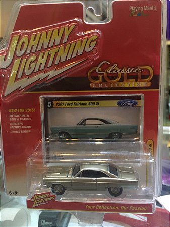 Johnny Lightning Classic Gold Wave - 1967 Ford Fairlane 500 XL