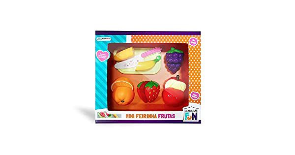 Frutas de Brinquedo Com Velcro Para Cortar Multikids Br1111