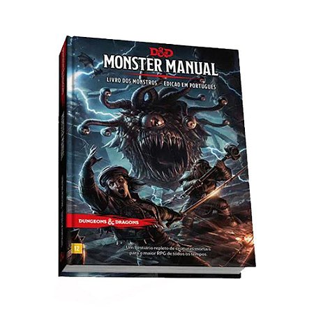 Dungeons & Dragons Monster Manual Livro dos Monstros Livro de RPG Galápagos DND002 - Galapagos