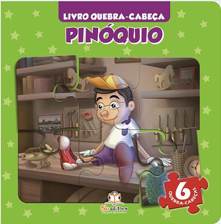 Livro quebra-cabeça - Pinóquio