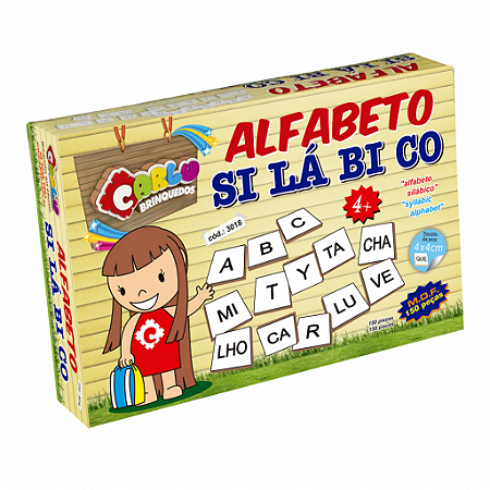 Alfabeto silábico (150 peças)