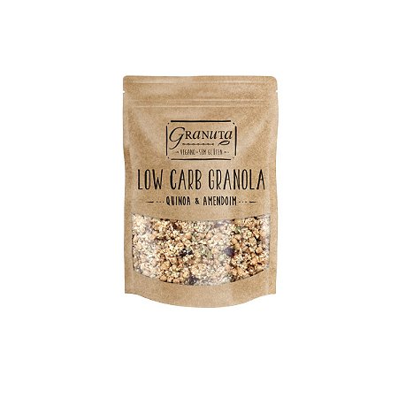 Granola Low Carb Quinoa e Amendoim 200g - Granuta