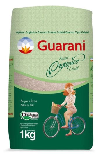 Açúcar Cristal Orgânico 1 kg - Guarani