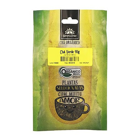Chá Verde Orgânico 40g - Kampo de Ervas