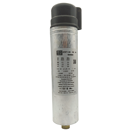 CAPACITOR CFP TRIFÁSICO WEG 2,5kVAr/220V/60Hz HD 60X204 - 10046003