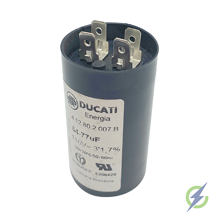 CAPACITOR PARTIDA ELET DUCATI 64-77uF 110V - A