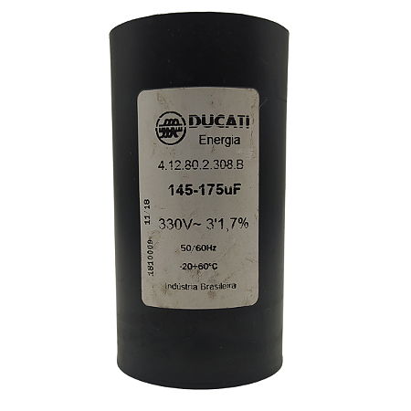 CAPACITOR PARTIDA ELET DUCATI 145-175MFD 330V - D