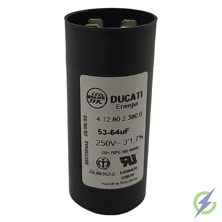 CAPACITOR PARTIDA ELET DUCATI 53-64uF 250V - A