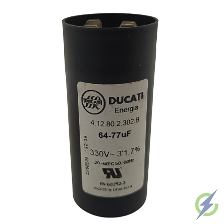 CAPACITOR PARTIDA ELET DUCATI 64-77MFD 330V - B