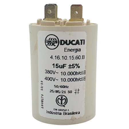 CAPACITOR PERMANENTE DUCATI 15uF 380V TD