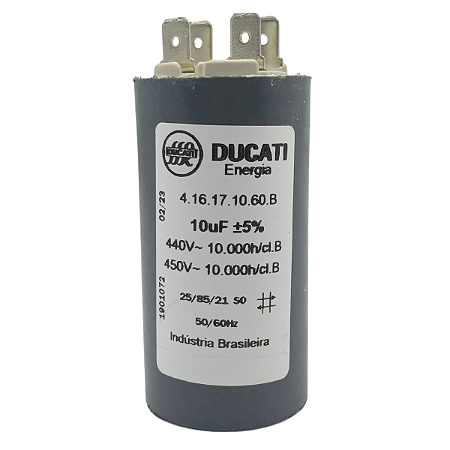 CAPACITOR PERMANENTE DUCATI 10uF 440V TD