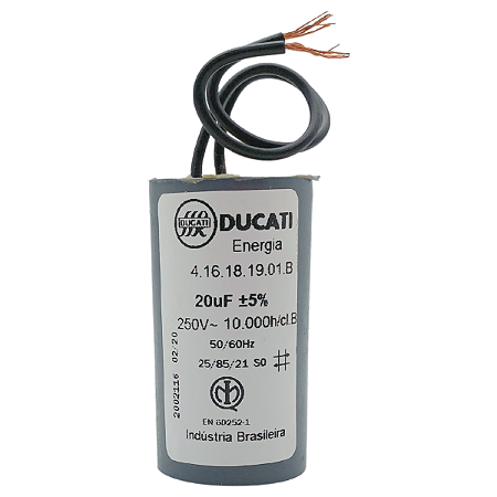 CAPACITOR PERMANENTE DUCATI 20uF 250V CF100