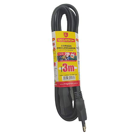 CORDAO PROLONGADOR PP PLANO 2X2,50X3,0M PT C/ LUVA - MEGATRON