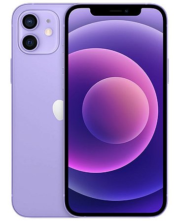 iPhone 12 Apple, Roxo, 128GB, Tela 6,1 Pol. Câm. Dupla 12MP