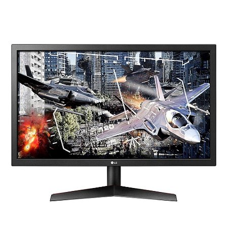 Monitor Gamer LG LED 24", HDMI/DisplayPort, FreeSync, 144Hz, 1ms, Ajuste de inclinação - 24GL600F-B