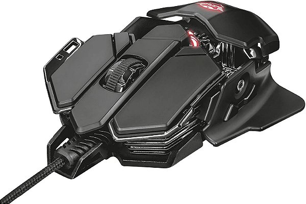 Mouse Gamer RGB TRUST GXT 138 X-Ray 4.000dpi 10 botões