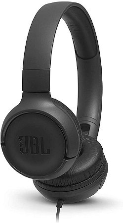 JBL Tune 500 - Fone de Ouvido com Fio, Preto
