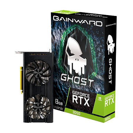 Placa de Vídeo Gainward GeForce RTX 3050 Ghost, 8GB, GDDR6, DLSS, Ray Tracing