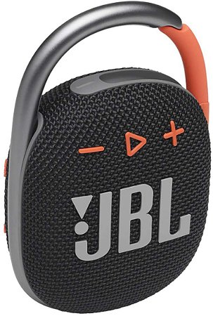 Caixa de Som Sem Fio JBL CLIP4 , Bluetooth, Preta