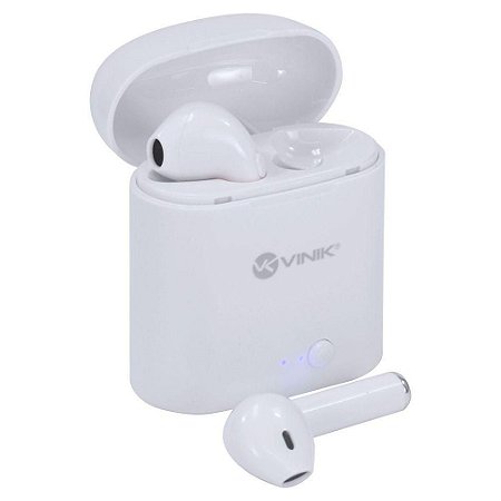 Fone de Ouvido Bluetooth Easy W1 Tws True Wireless Branco - Vinik