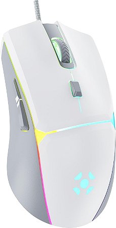 Mouse Gamer Crusader 12800 DPI Branco Fortrek