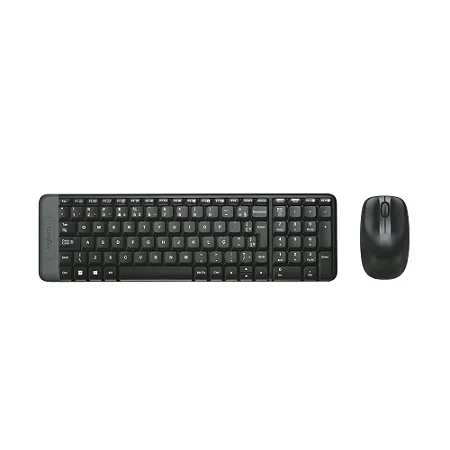 KIT TEC MOUSE LOGITECH SEM FIO LOGITECH MK220 PRETO 920-004431