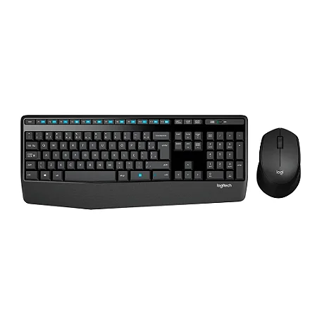 TECLADO + MOUSE LOGITECH WIRELESS MK345 PRETO 920-007821 13816