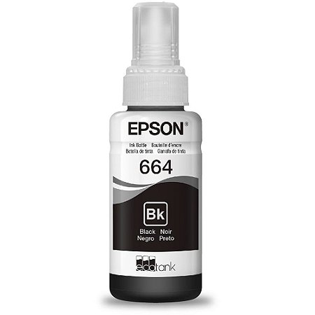 REFIL DE TINTA PRETO EPSON T664 L200/L210 TANQUE YYY 3883