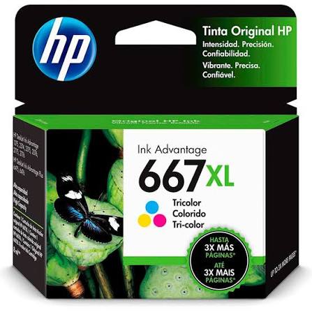 CART HP 667XL COLOR 3YM80 YYY 15782