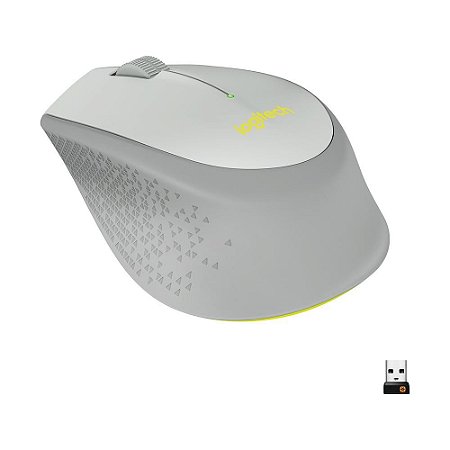 Mouse Logitech M280 Sem Fio Cinza 1000DPI