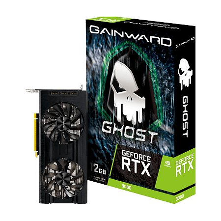 Placa de Vídeo Gainward GeForce RTX 3060 Ghost, 12GB, GDDR6, 192bit