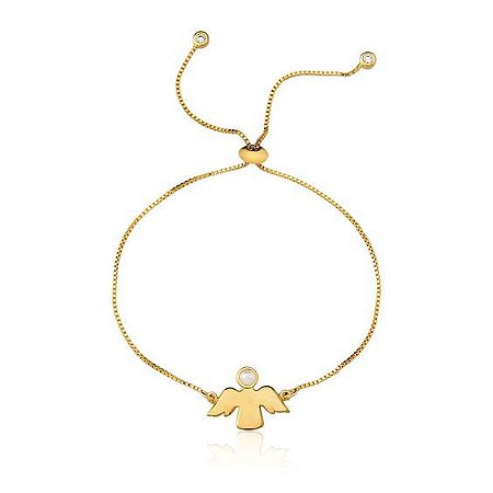 Pulseira anjinho Banho Ouro 18k