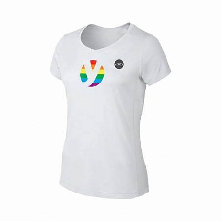 Camiseta Running Olympikus Pride - Branca