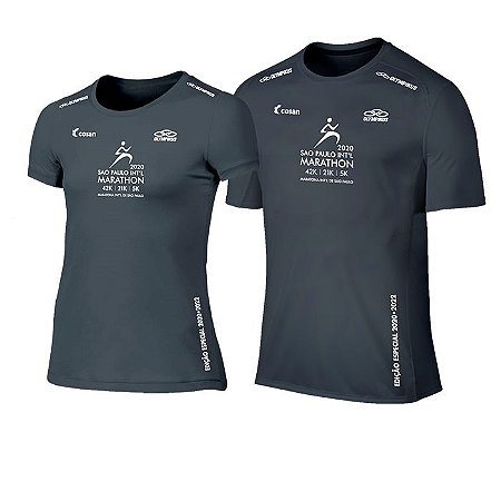 Camiseta Maratona de São Paulo Edição Especial 2020-2022 Cinza