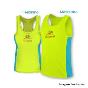 Camiseta Regata Meia Maratona Internacional de São Paulo 2019 - Verde limão