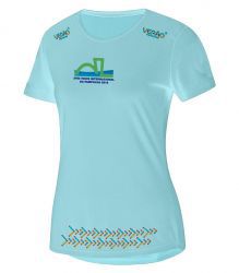 Camiseta Volta Internacional da Pampulha 2016 Feminina - Azul Claro